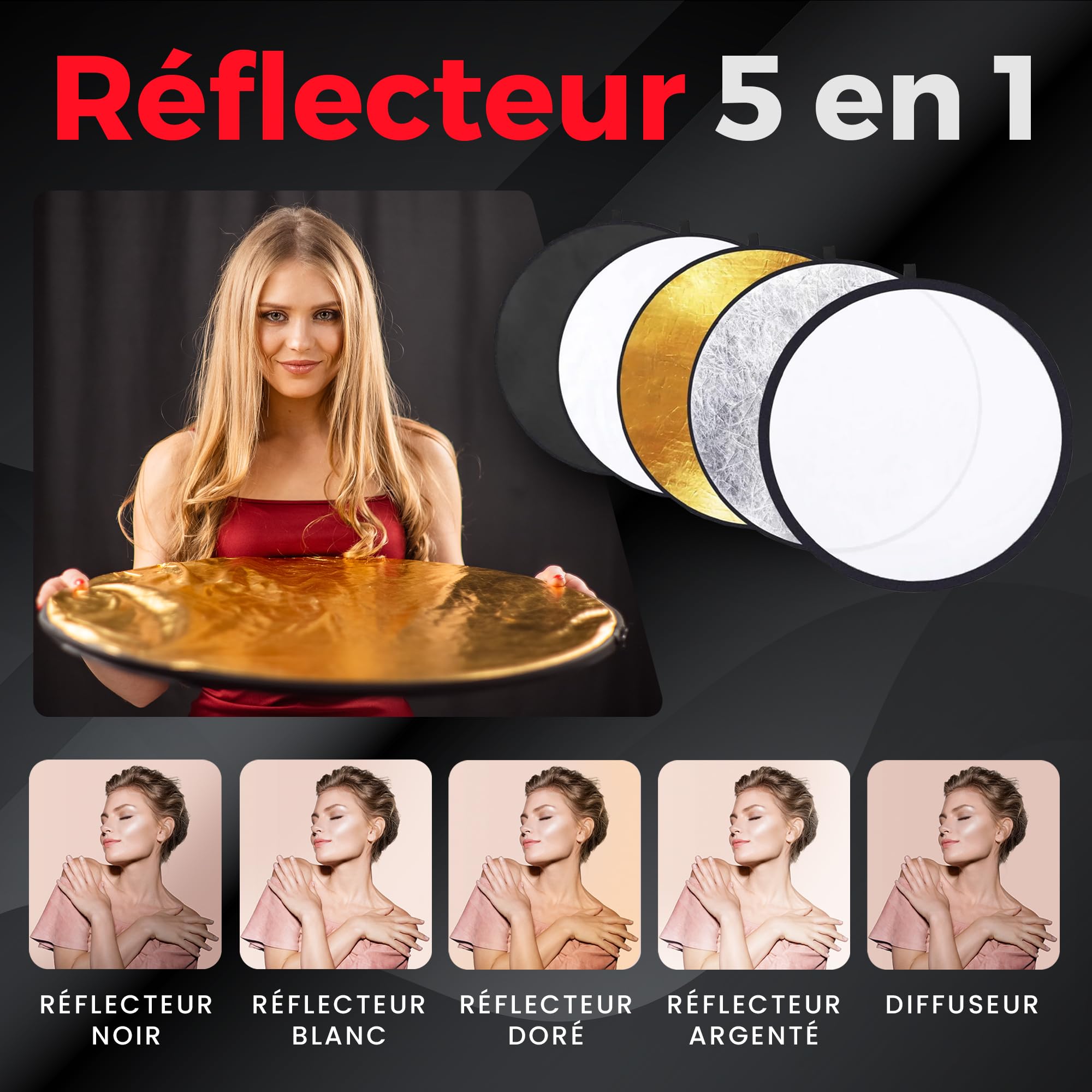 Studio Photo et Éclairage - Softbox - Fond Vert avec Support
