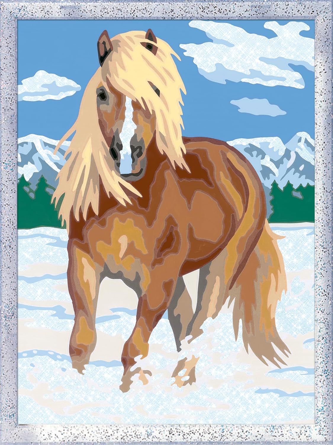 Ravensburger CreArt The Royal Horse Paint by Numbers Kit for Kids - 12023084 - Painting Arts and Crafts for Ages 9 and Up