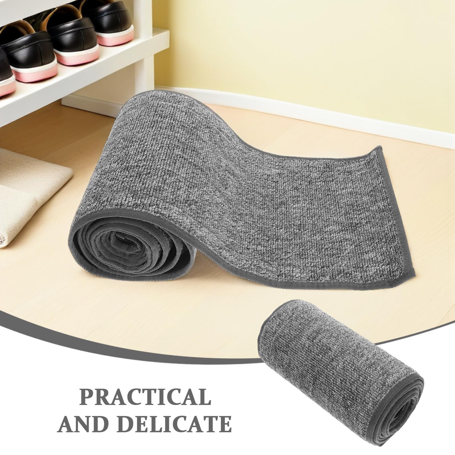 Tapete Rascador XL para Gatos 350x30 Cm, Alfombra para Rascar Muebles, Almohadilla Protectora contra Arañazos, Accesorio para Caminadora de Gatos, Uso Interior y Prevención