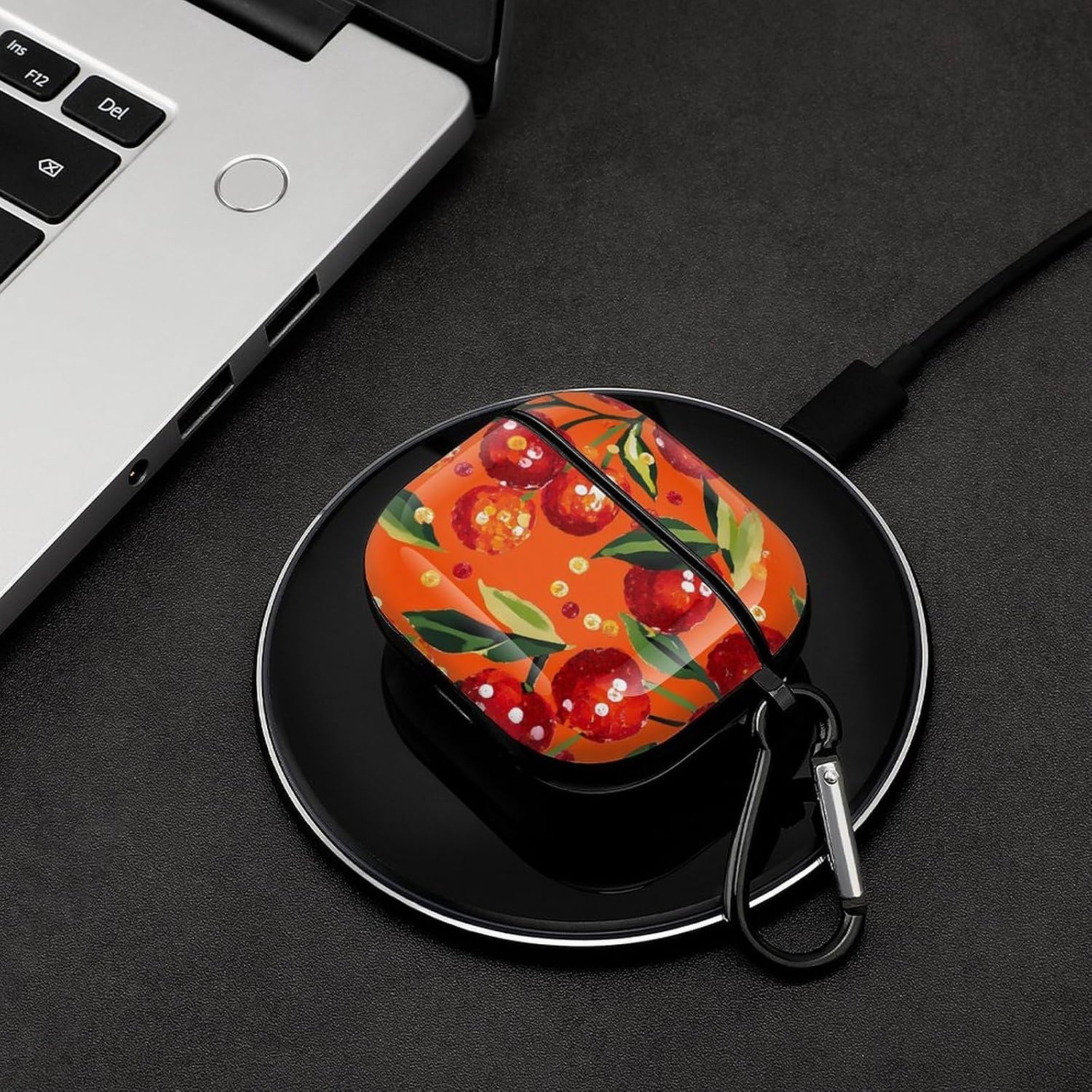Sequin Cherry1 Funny Earbuds Case for Airpods 3 image 4