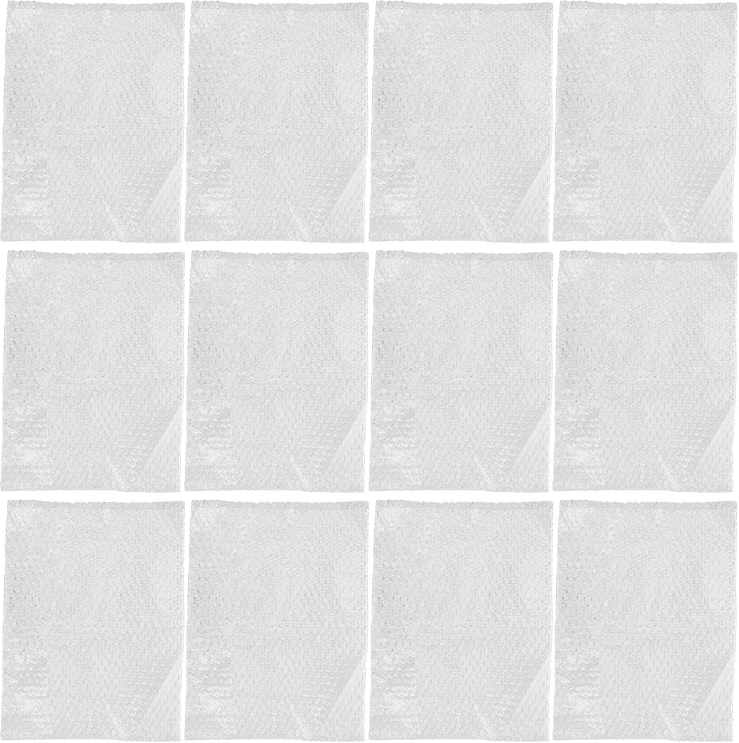 LUOZZY 50pcs Protective Bubble Bags for Shipping Packaging with Cushioning Air Pouch Design 40x30cm