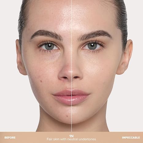 Anastasia Beverly Hills Impeccable Blurring Second Skin Matte Foundation - Full-Coverage Long-Wear Foundation with Soft-Focus Blurring Finish for Smooth Natural-Looking Skin