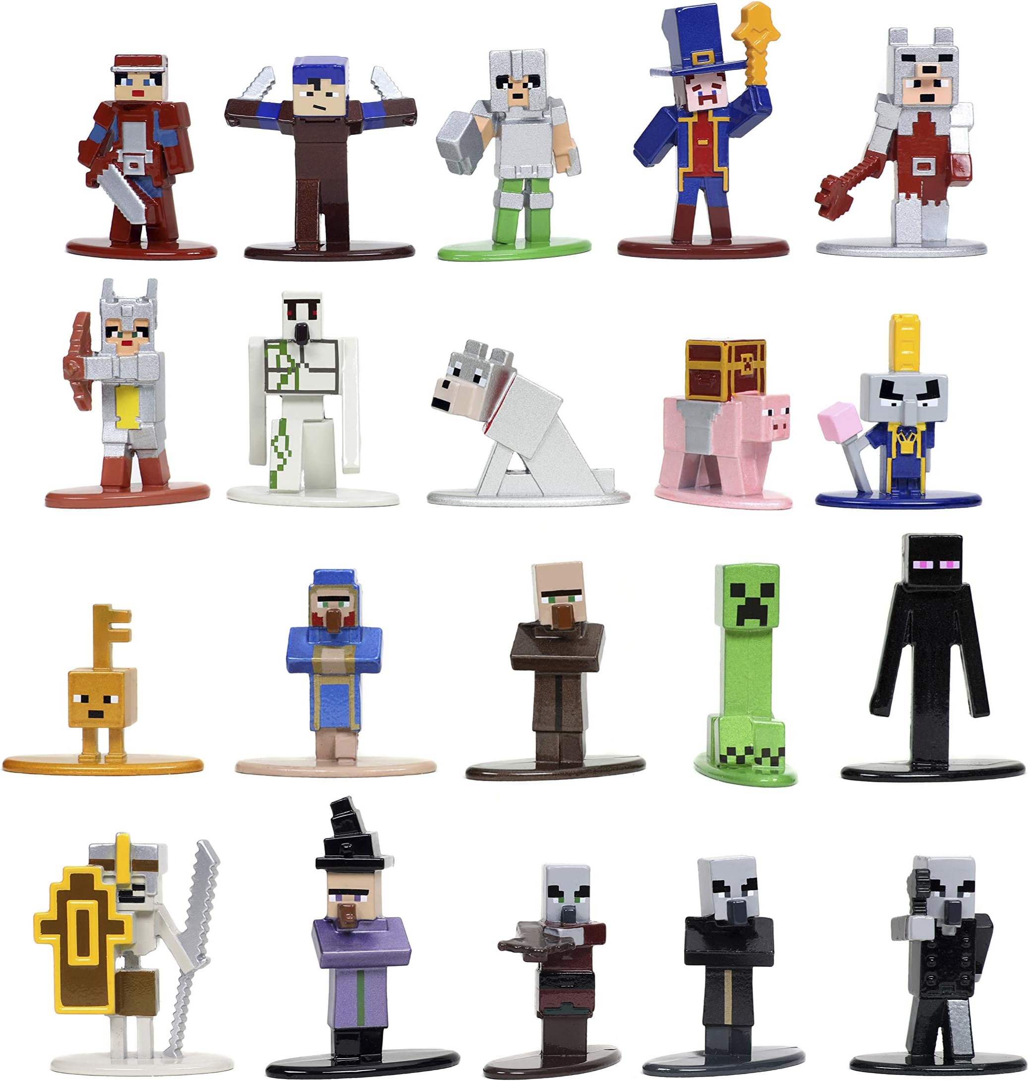 Minecraft 20-Pack Wave 4 1.65” Die-cast Figures