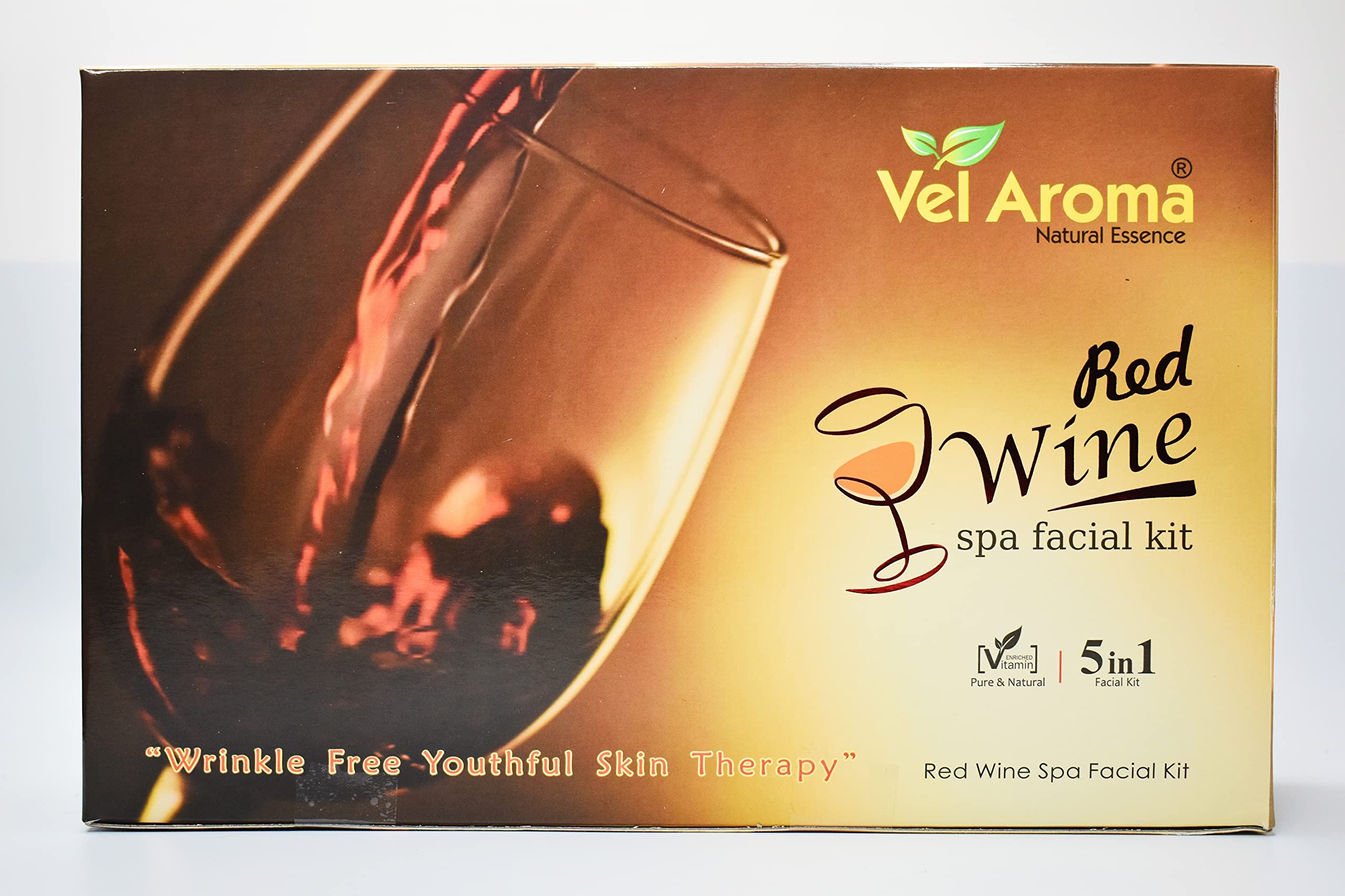 Vel Aroma - Red Wine Facial Kit (650 Grams)
