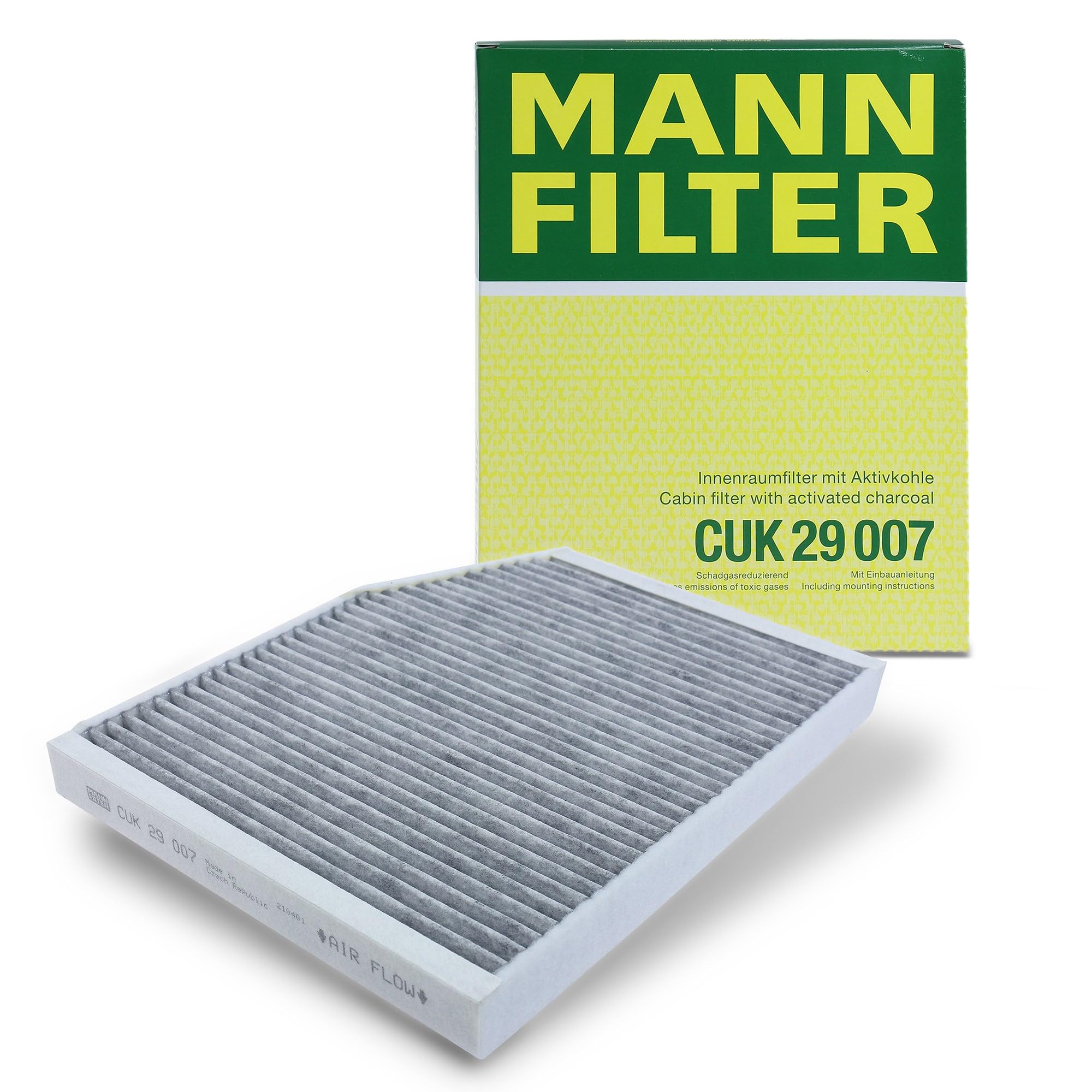 MANN-FILTER Inspektionspaket Filterset 1x Ölfilter, 1x Luftfilter, 1x Innenraumfilter (Aktivkohlefilter) Kompatibel mit FORD TOURNEO CUSTOM, TRANSIT V363