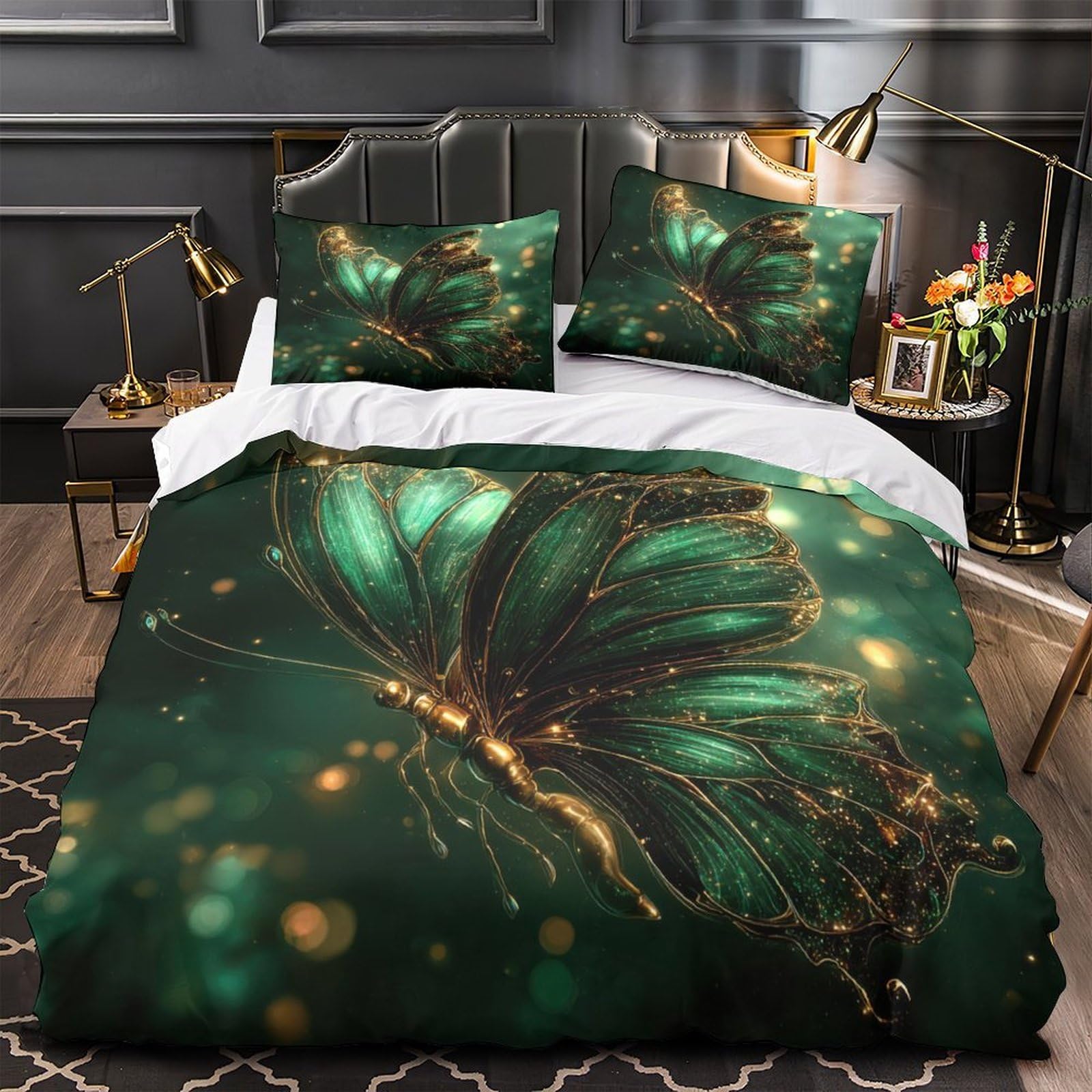 Housse de couette bouledogue imprimée 3D en microfibre premium ultra résistante