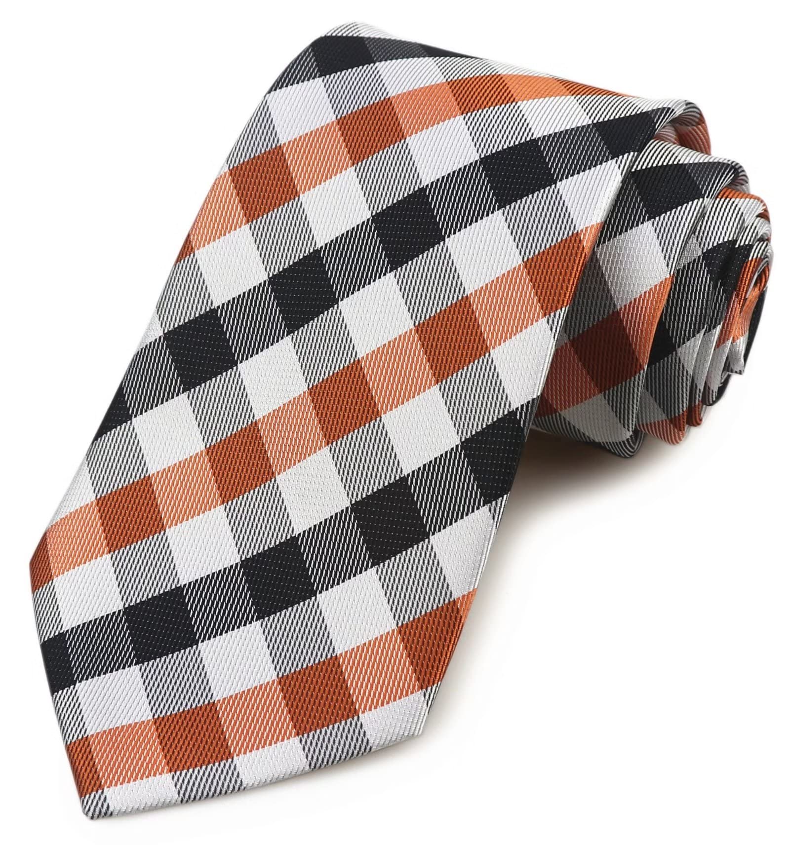 Men's Striped Patterned Tie Polka Dots Jacquard Formal Designer Neckties
