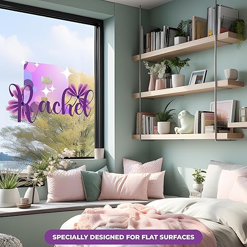 Miniatura 14 de Calcomanías personalizadas con nombre para decoración de pared, letrero de nombre personalizado para decoración de habitación, varios nombres B.