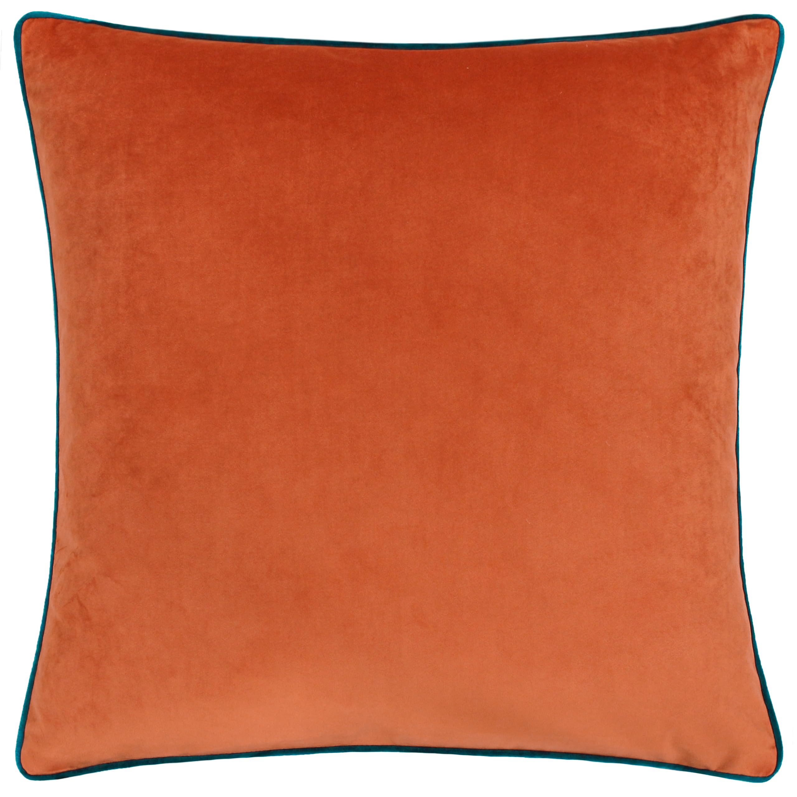 Furn Meridian Velvet Cushion 45 cm x 45 cm Walnut