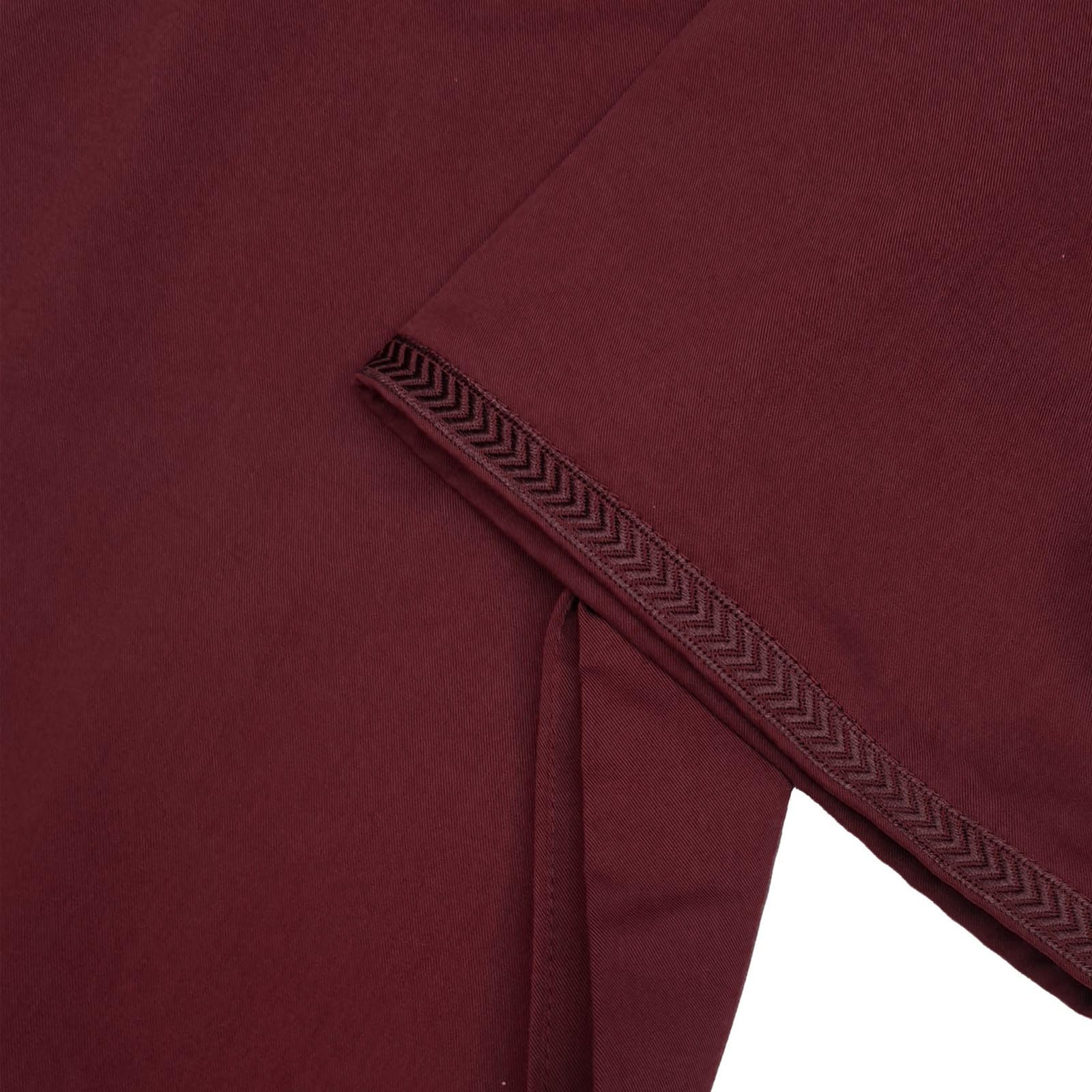 Djellaba - Abito da preghiera da uomo musulmano Qamis manica lunga in stile caftano marocchino Ramadan Khimar Dishdasha uomo musulmano abbigliamento da sera dubai islamico pigiama jilbab