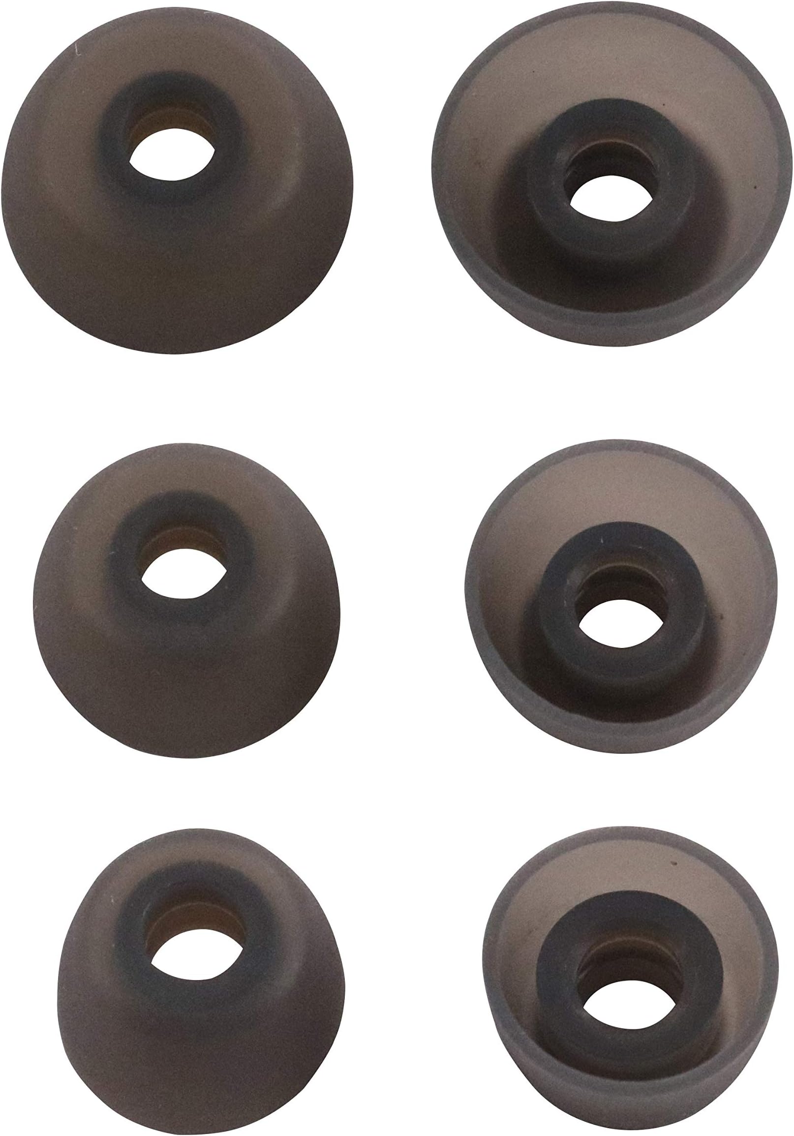 Rayker Replacement Soft Silicone Ear Tips Earbud Covers for Elite/Active 65t, 3 Pairs, S/M/L (Gray)