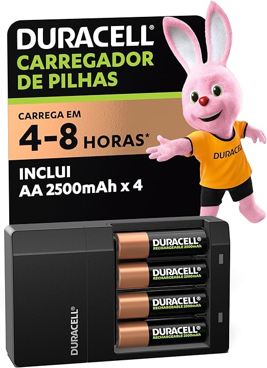 5 Melhores Carregadores de Pilhas Custo Benefício em 2026 5 1º lugar – Duracell CEF-14