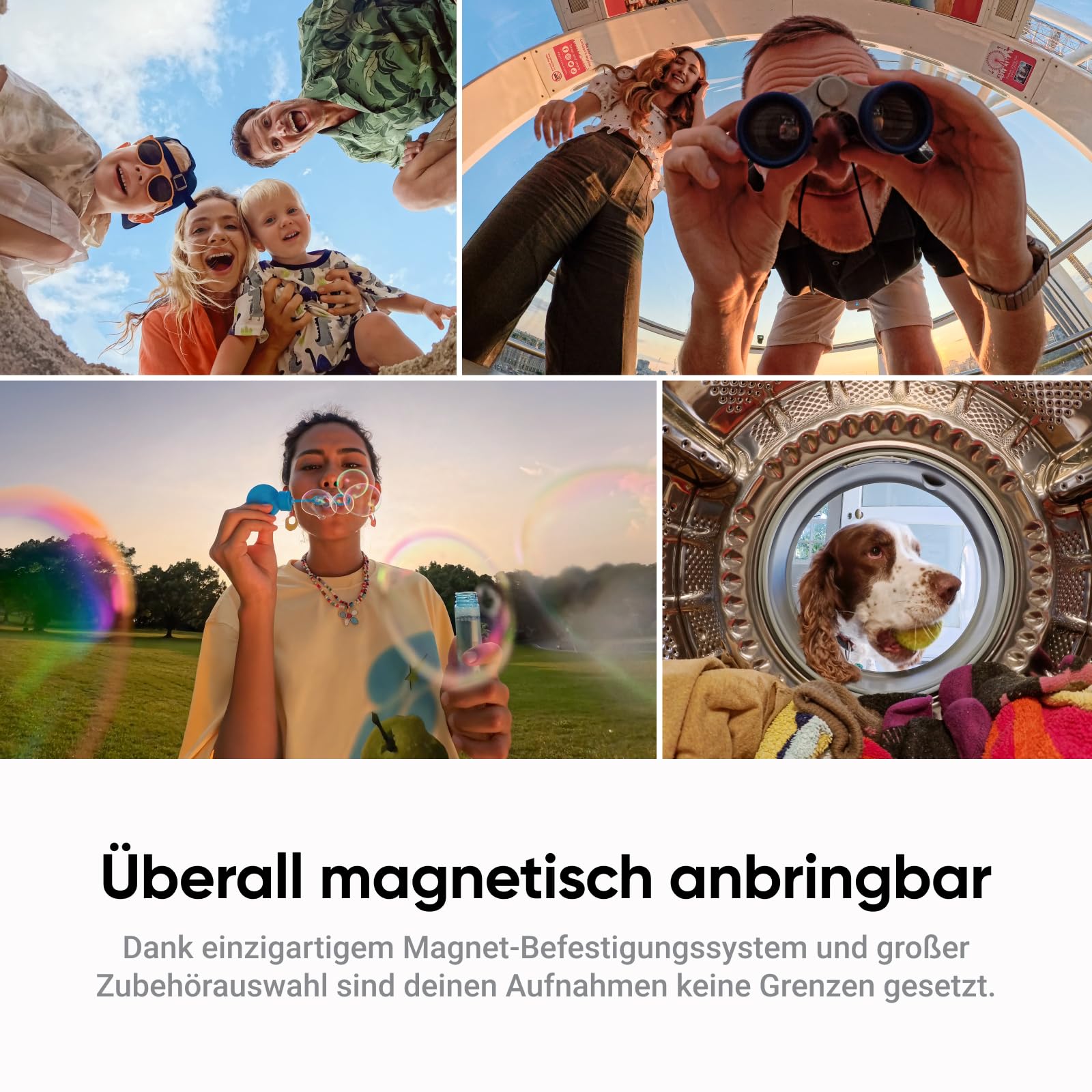 Insta360 GO Ultra Fahrrad-Bundle Nachtschwarz - freihändige 4K Mini-Cam, leicht & mobil, top bei wenig Licht, überall anbringbar, FlowState-Stabilisierung, 200 Min Akku, 10 m wasserdicht