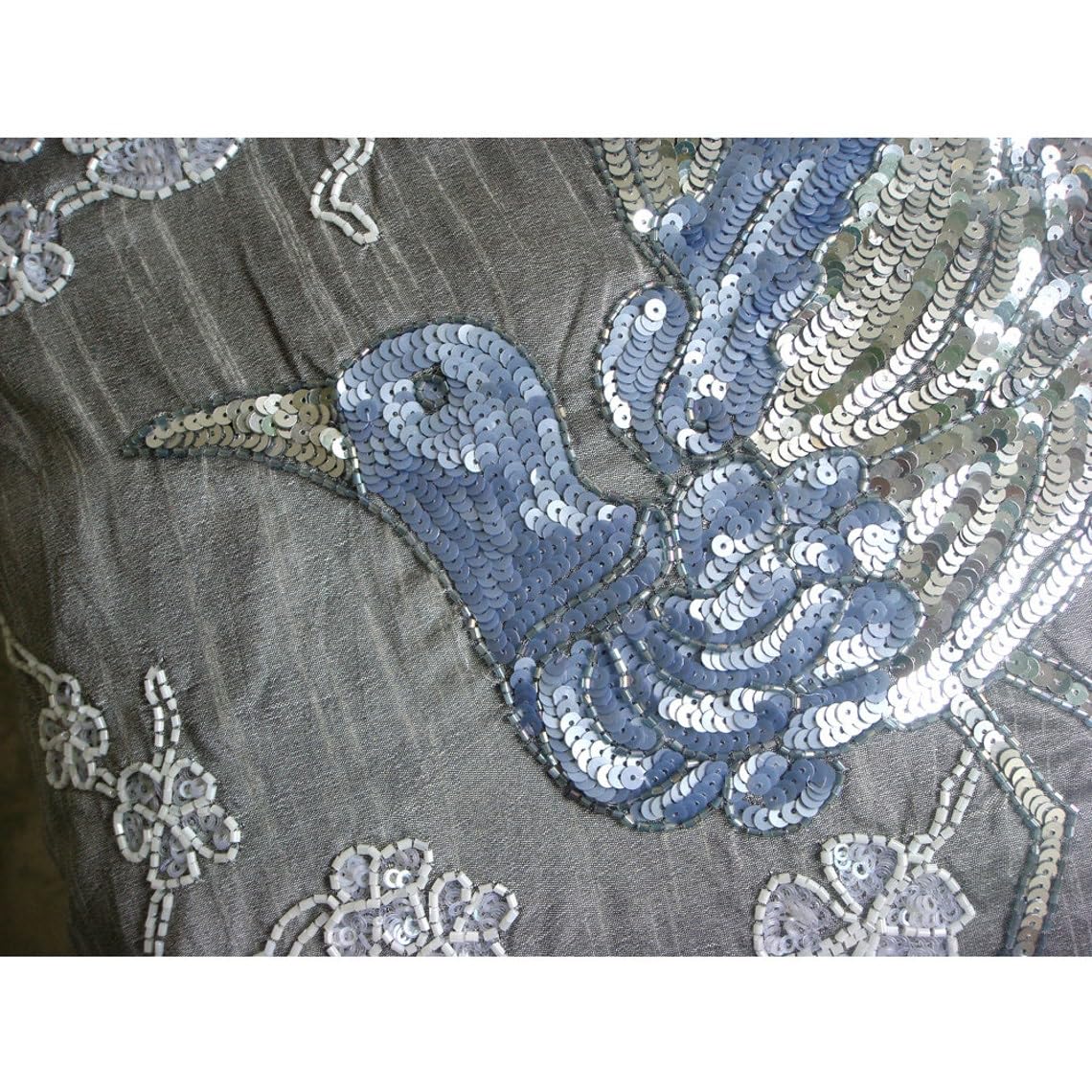 The HomeCentric Decorativo Grigio e argento Fodere per cuscini
