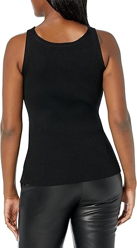 Miniatura 2 de KARL LAGERFELD Women's Ribbed V-Neck Tank Top