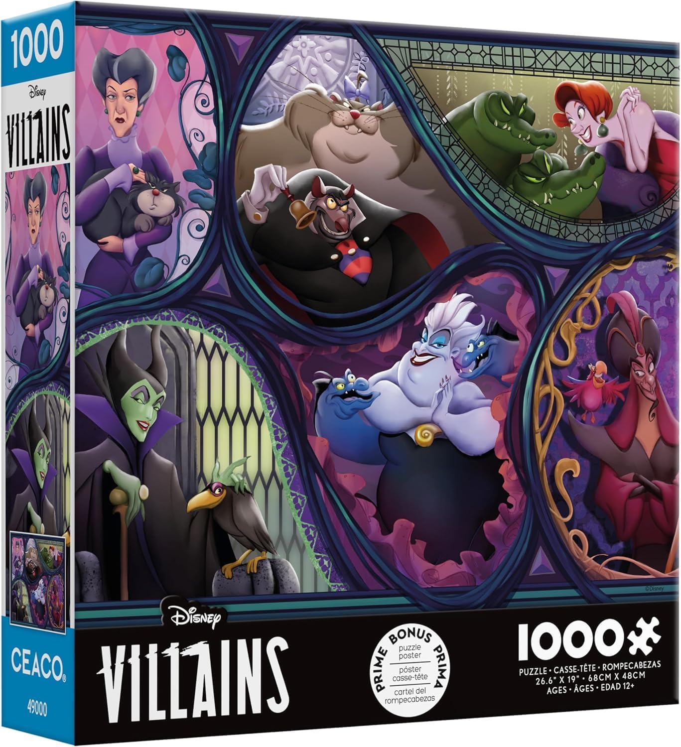 Disney - Villains & Their Pets - 1000 Piece Jigsaw Puzzle