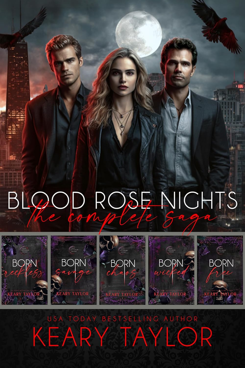 Blood Rose Nights: The Complete Saga (Blood Descendants Universe)      Kindle Edition