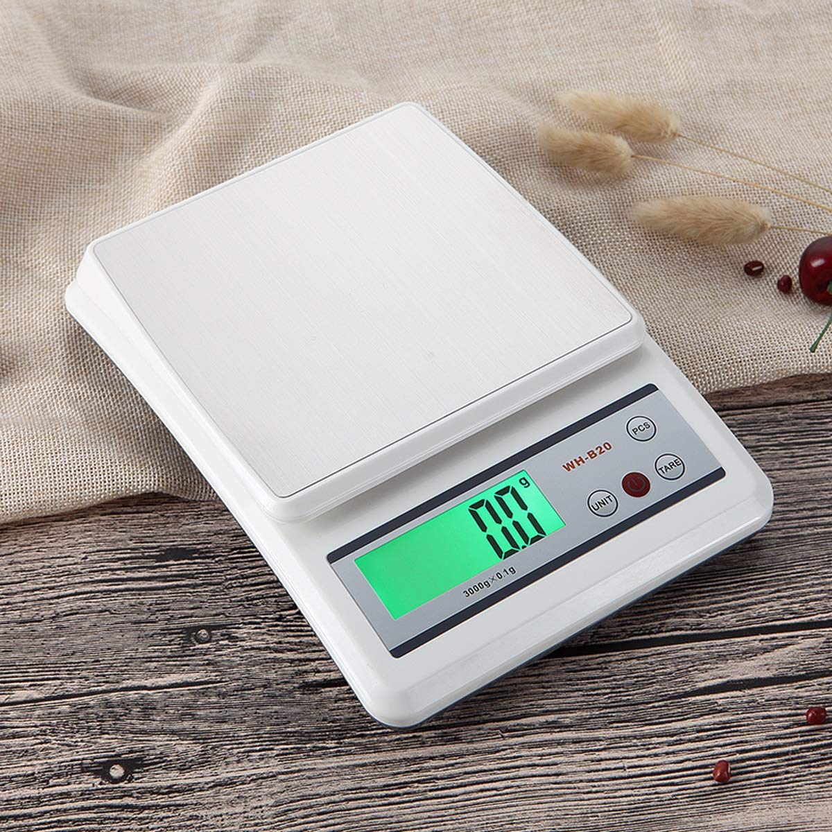 Báscula de Cocina Digital de 0,1 G, balanza electrónica de Alta precisión de 1 G para Pesar Alimentos y Hornear, balanza para medir dietas, balanza para Joyas
