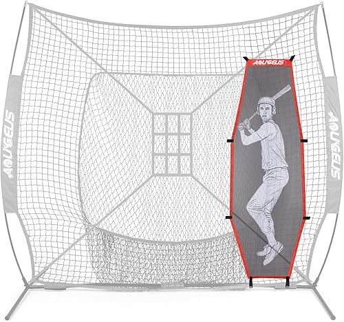 Miniatura 9 de AOLIGEIJS Maniquí de bateo de sóftbol de béisbol, objetivo de lanzamiento, con accesorio de zona de golpe ajustable, ayuda de lanzamiento para una