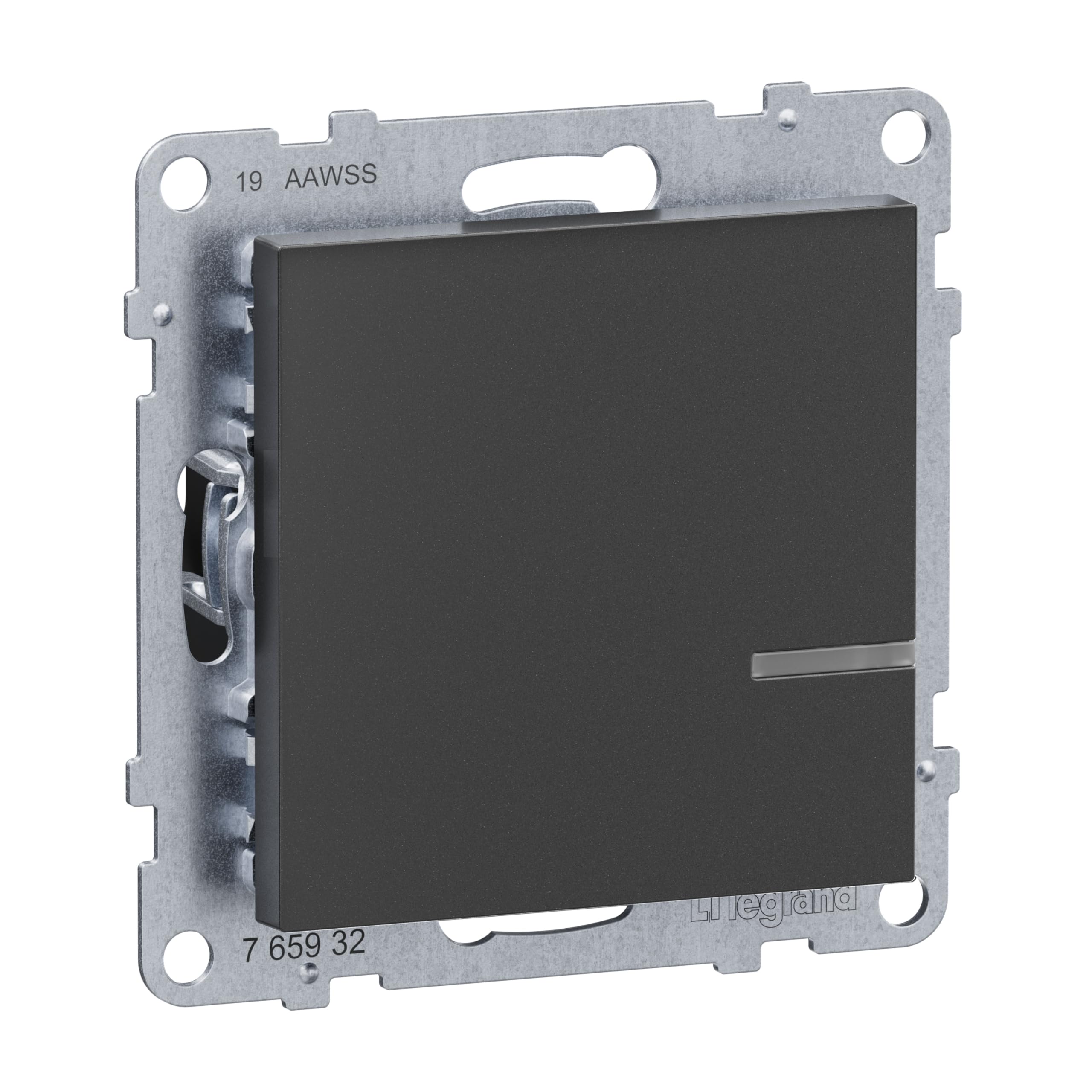 LEGRAND, Seano with Netatmo 765932 Switch with Dimmer Option without N-Conductor, Mounting in Hollow Wall Socket, Home + Control App, Smart Home, 230 V, 1.3 A, Compensator Included (040149), Colour: