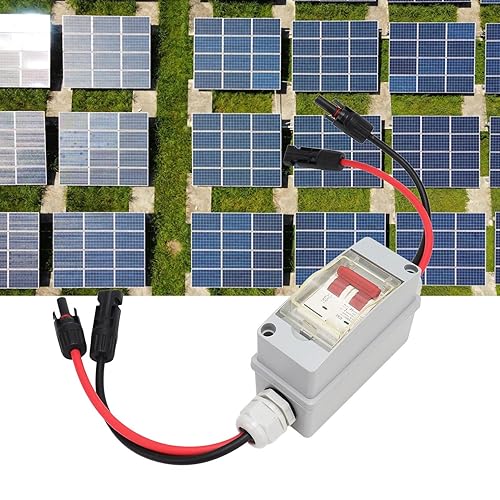 Miniatura 5 de Interruptor de aire de panel solar 2P Interruptor de aire DC 500V 32A Interruptor de desconexión de energía solar con caja de distribución