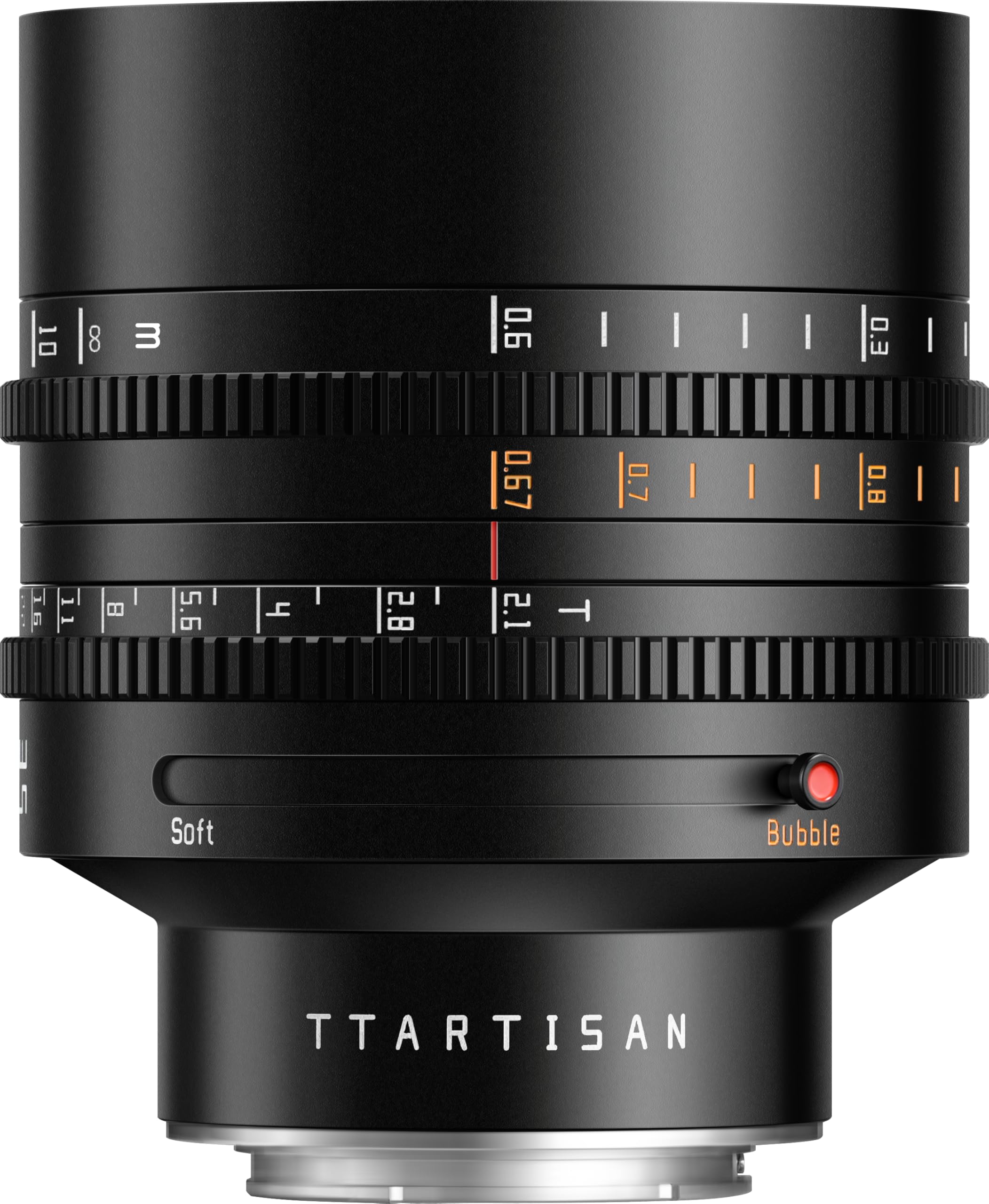 TTArtisan 85mm T2.1 Z Dual Bokeh Cine Lens, MF Full Frame Large Aperture Mirrorless Cameras Lens for Nikon Camera Z5 Z50 Z6 Z6II Z7 Z7II ZFC Z30 Z9 Z8