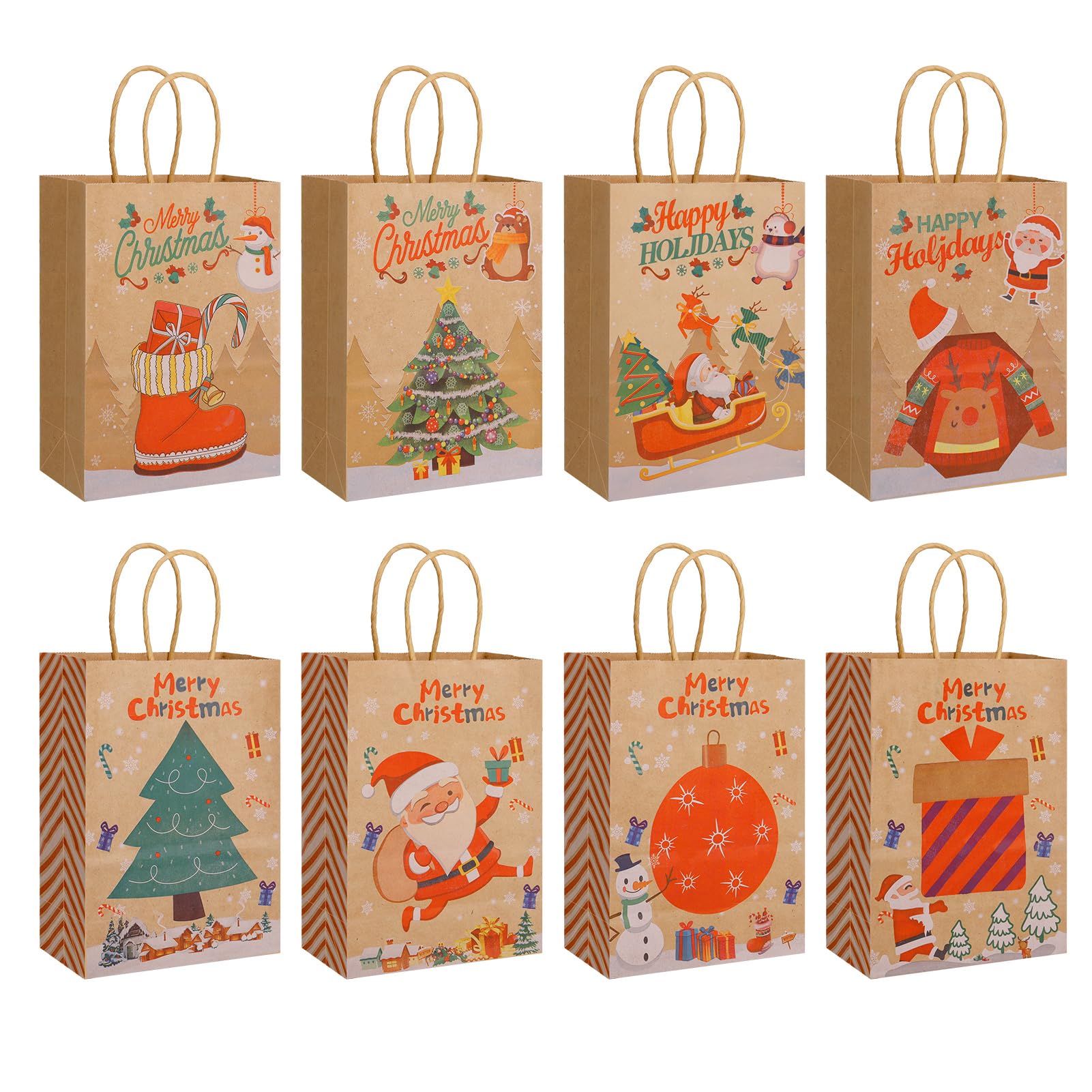 Amazon.co.jp: Paresthesia 8枚セット 手提 紙袋 クリスマス紙袋