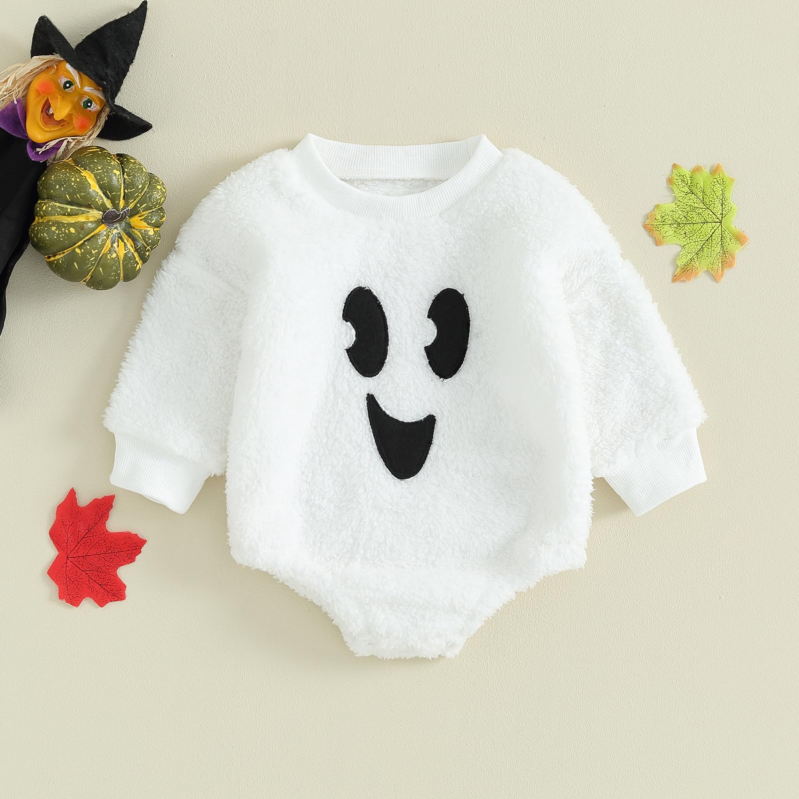 Thorn Tree Halloween Baby Boy Girls Sweatshirt Long Sleeve Romper Oversize Sweater Crewneck Fall Winter Clothes