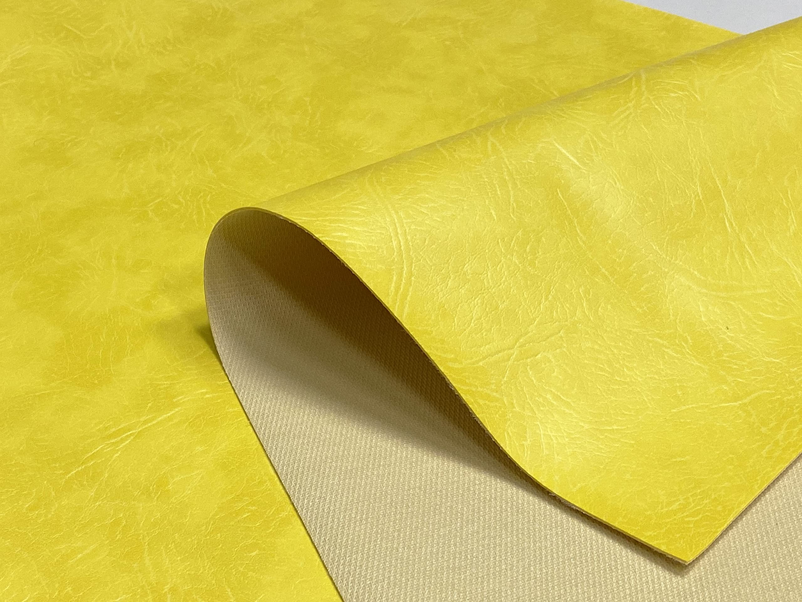 A-Express Heavy Thick Faux Leather Fabric Grained Leatherette Vinyl Leathercloth Automotive Home Decor Upholstery Material - Image 2