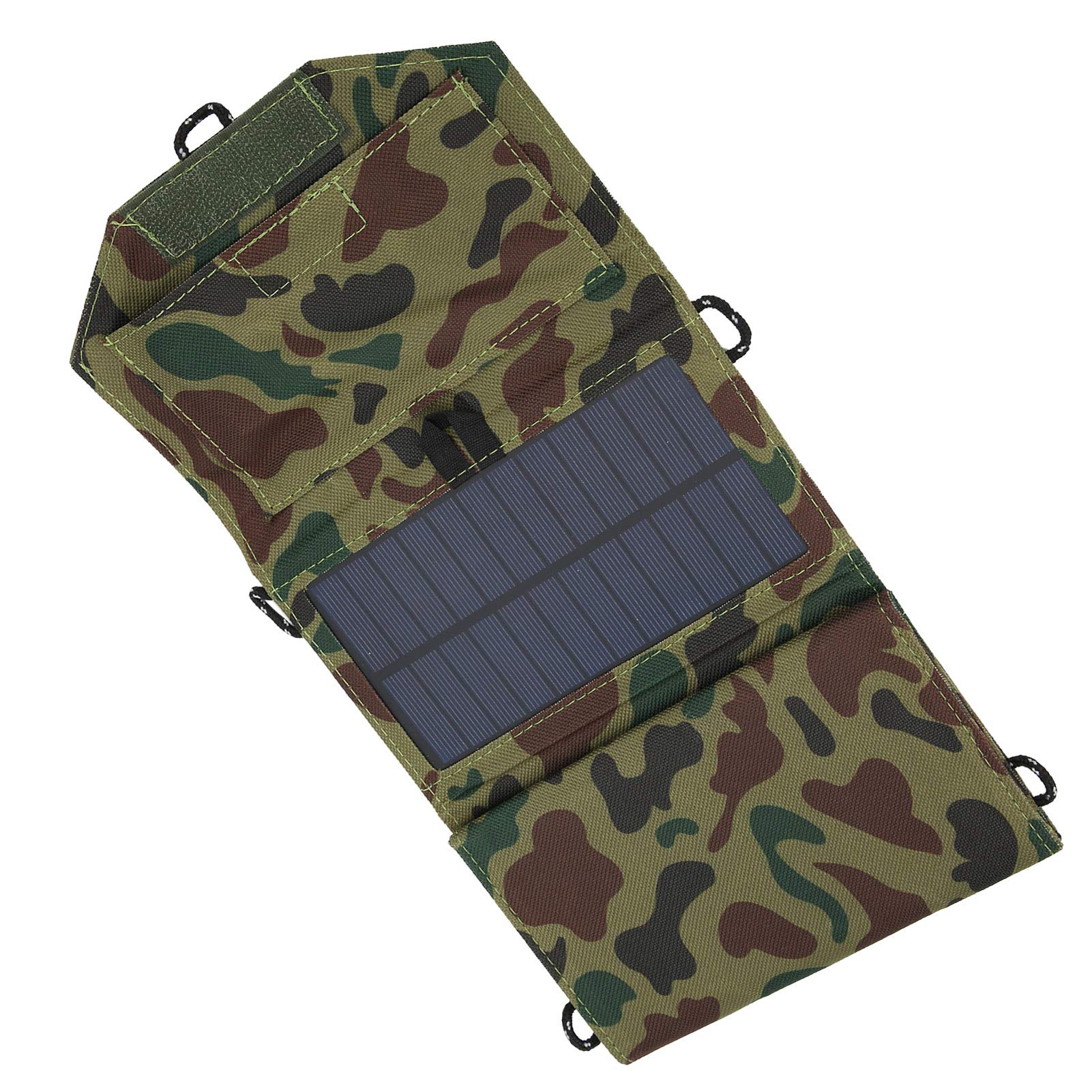 Panel słoneczny 7,2 W Składany przenośny panel ładowarki słonecznej z interfejsem USB do ładowania telefonu (Camouflage)