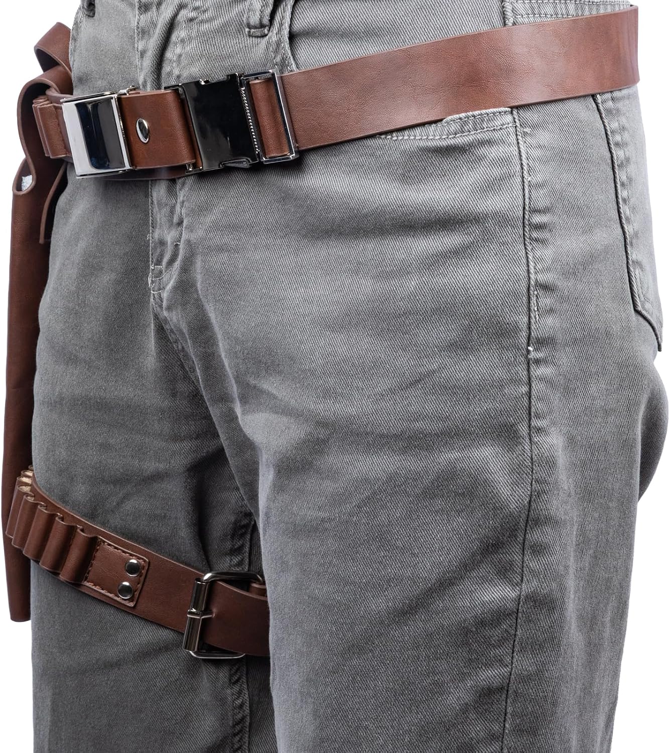 Men's Cosplay Costume Belt Holster Adjustable Props Halloween Cosplay Outfits Props Accessories Cosplay Prop