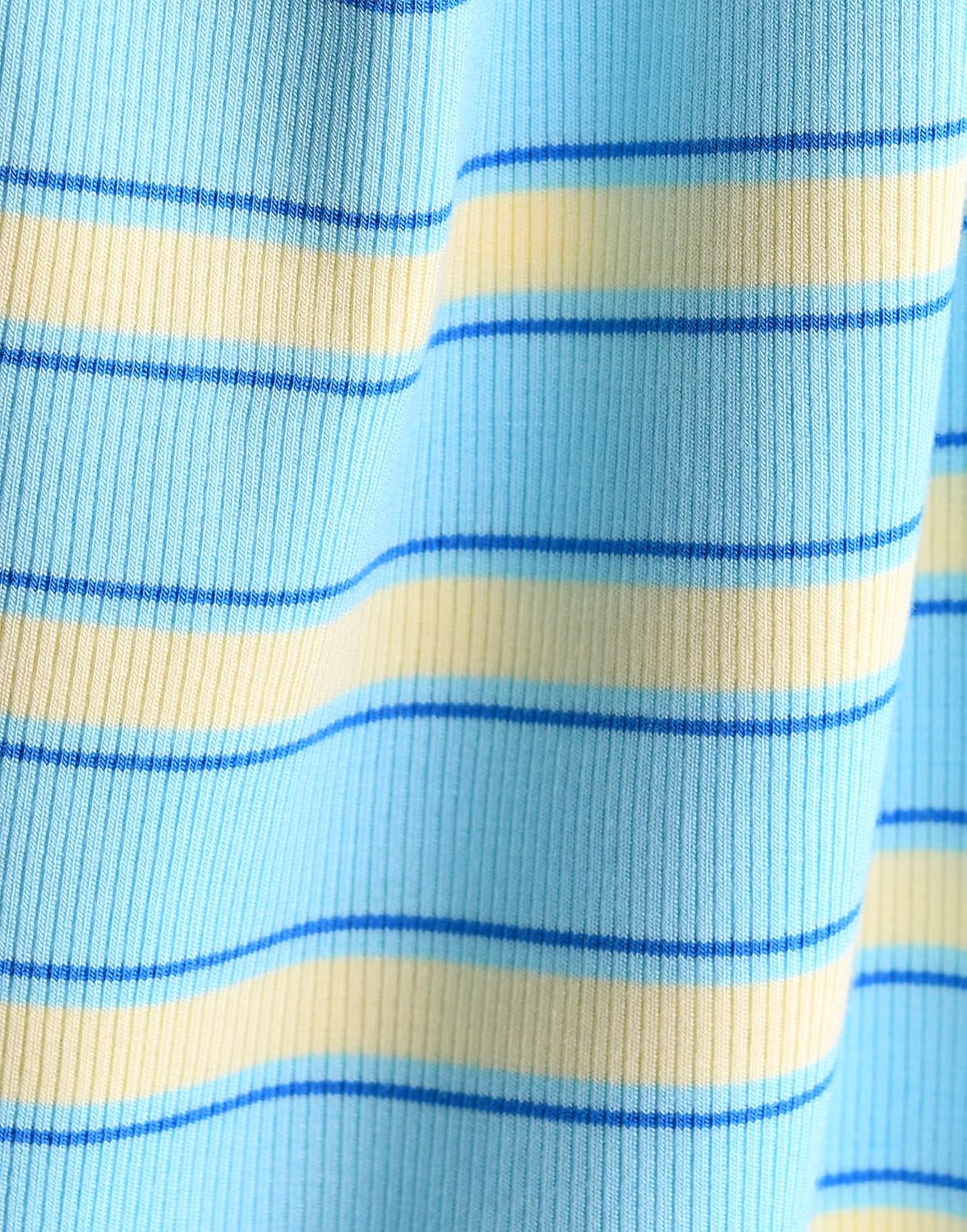 moimoln Stripe Pajamas Set 12M-8Y Ribbed Unisex Baby & Toddler, Soft Viscose, Snug-Fit, Everyday Sleepwear - Image 6