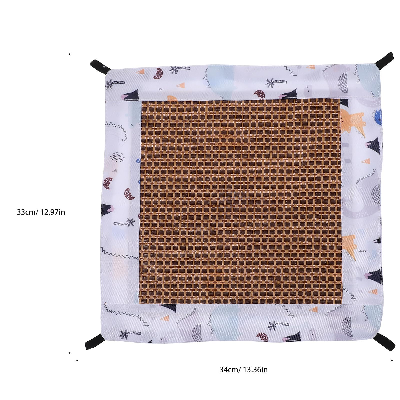 POPETPOP Hamaca Colgante para Hámster Y Mascotas Pequeñas Cama Y Transpirable con Diseño De Dibujos Animados Fácil De Colgar Y Lavable para Chinchillas Y Ardillas