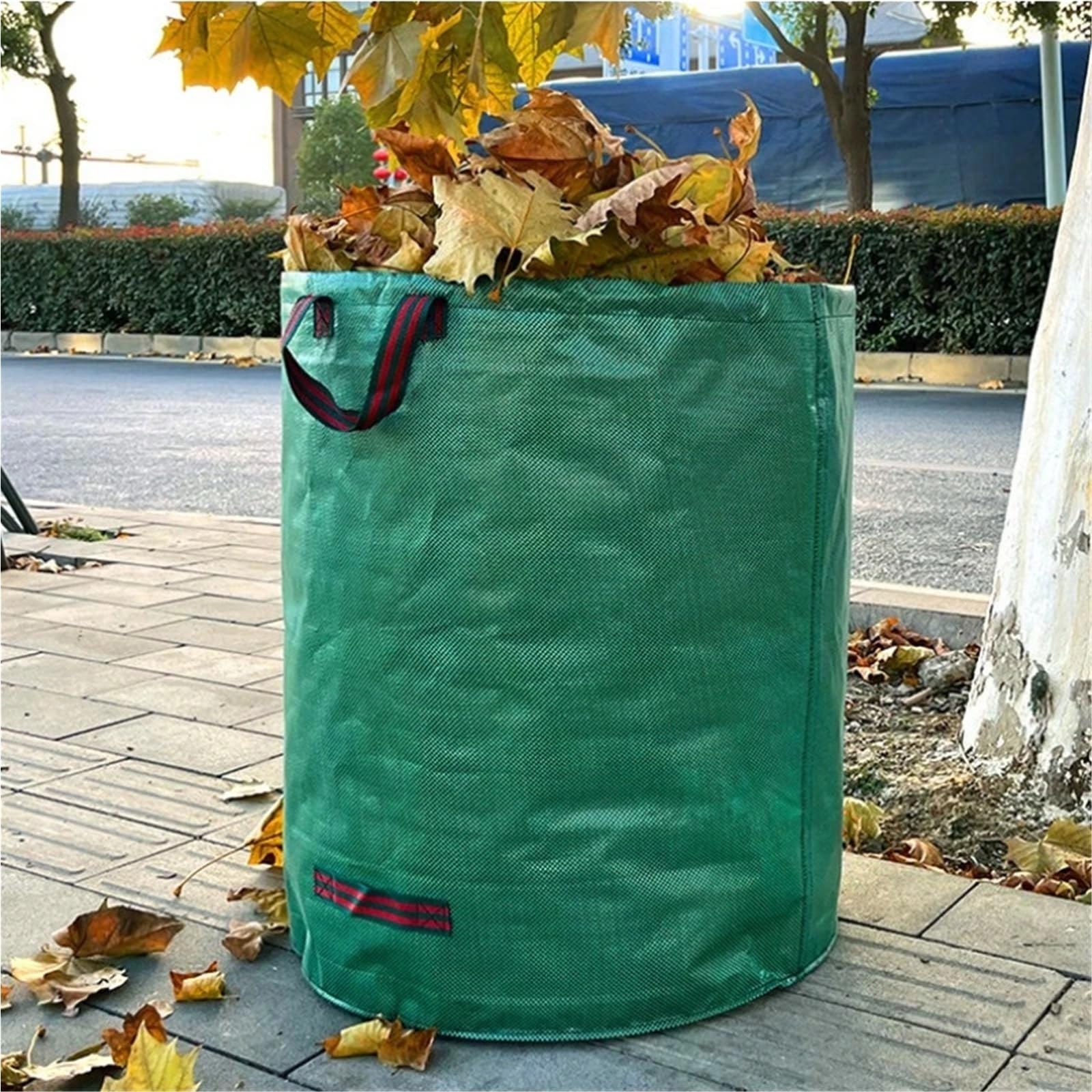 Bolsa para Residuos de Jardín Bolsa de basura hojas jardín cubierta PP | For la recolección de malezas(120L)
