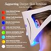 LumaLux Face Pro LED Light Therapy Mask by Project E Beauty | 800 LEDs | 7 + 2 Colors 460nm ~1072nm | Red + Infrared + Deep Infrared High Power LED Face Mask | Skin Rejuvenation | (Lumalux Face)
