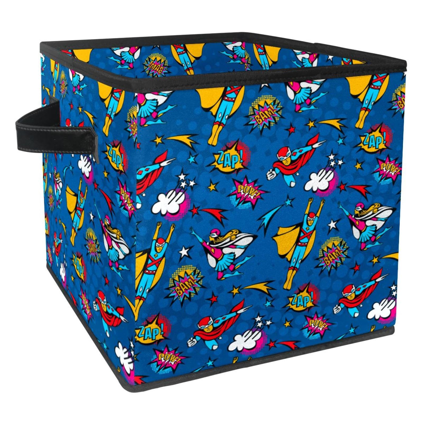 Panier de rangement en tissu pour placard et chambre enfant