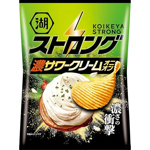 湖池屋 KOIKEYA STRONGポテトチップス サワークリームオニオン