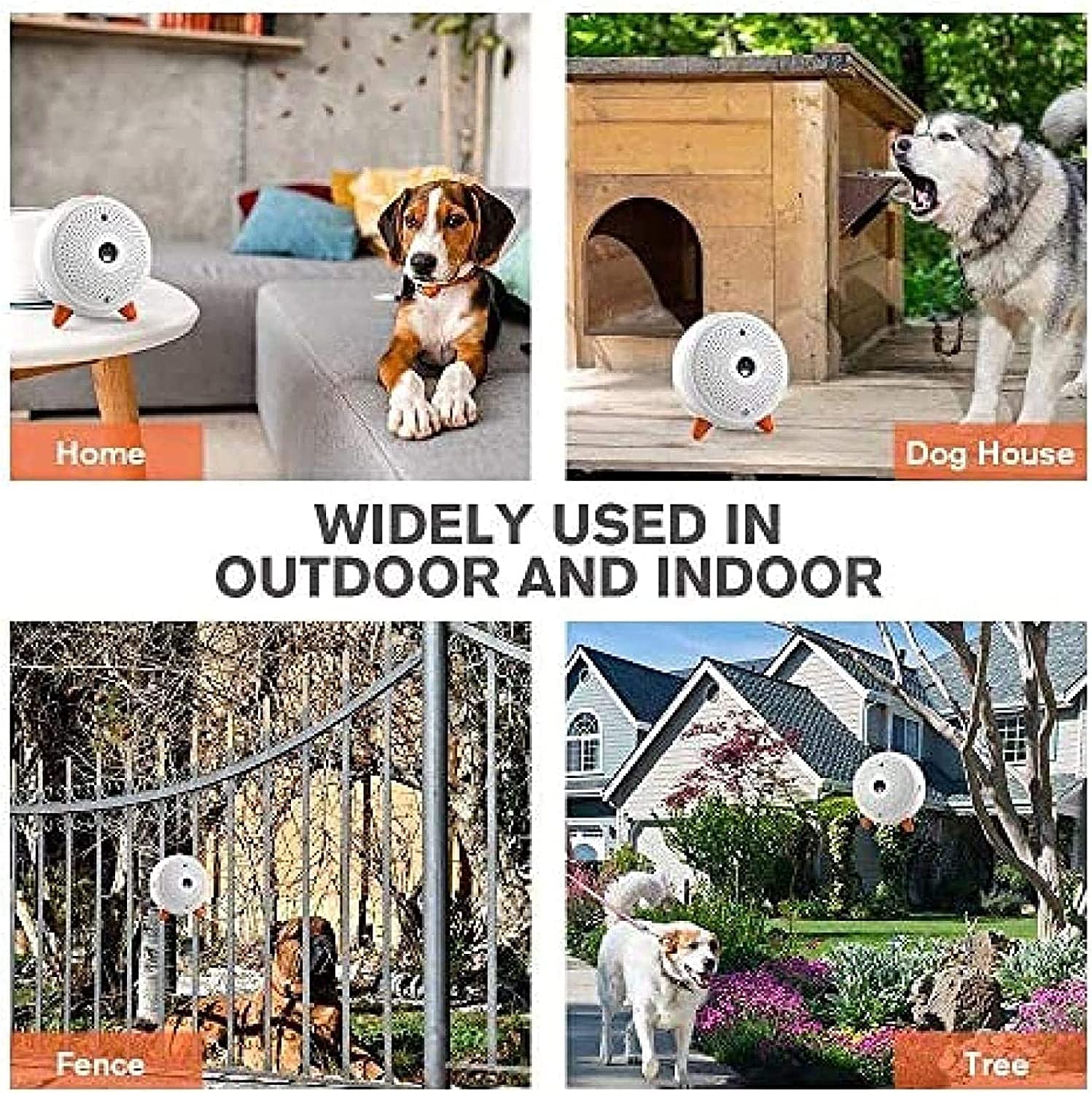 Dispositivo antiladridos, dispositivo de control de ladridos 2 en 1 y entrenamiento de perros, disuasorio ultrasónico de ladridos de perros, caja de ladridos impermeable, dispositivos de control de la