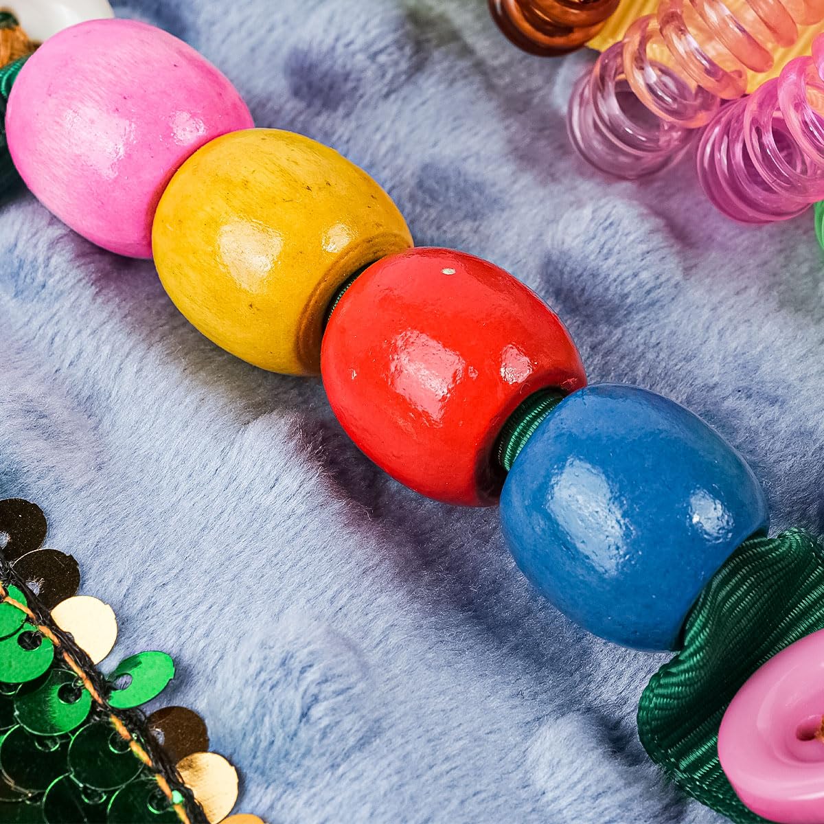 attività per Adulti con demenza Cuscino, Cuscino di Peluche, Federa per Braccio sensoriale tattile, Cuscino di decompressione con Gadget tattili, Azzurro Cielo