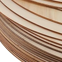 Vista 3 de 20 discos de madera de 12 pulgadas para manualidades, círculo de madera sin terminar, recortes redondos de madera para manualidades, pintura, puerta