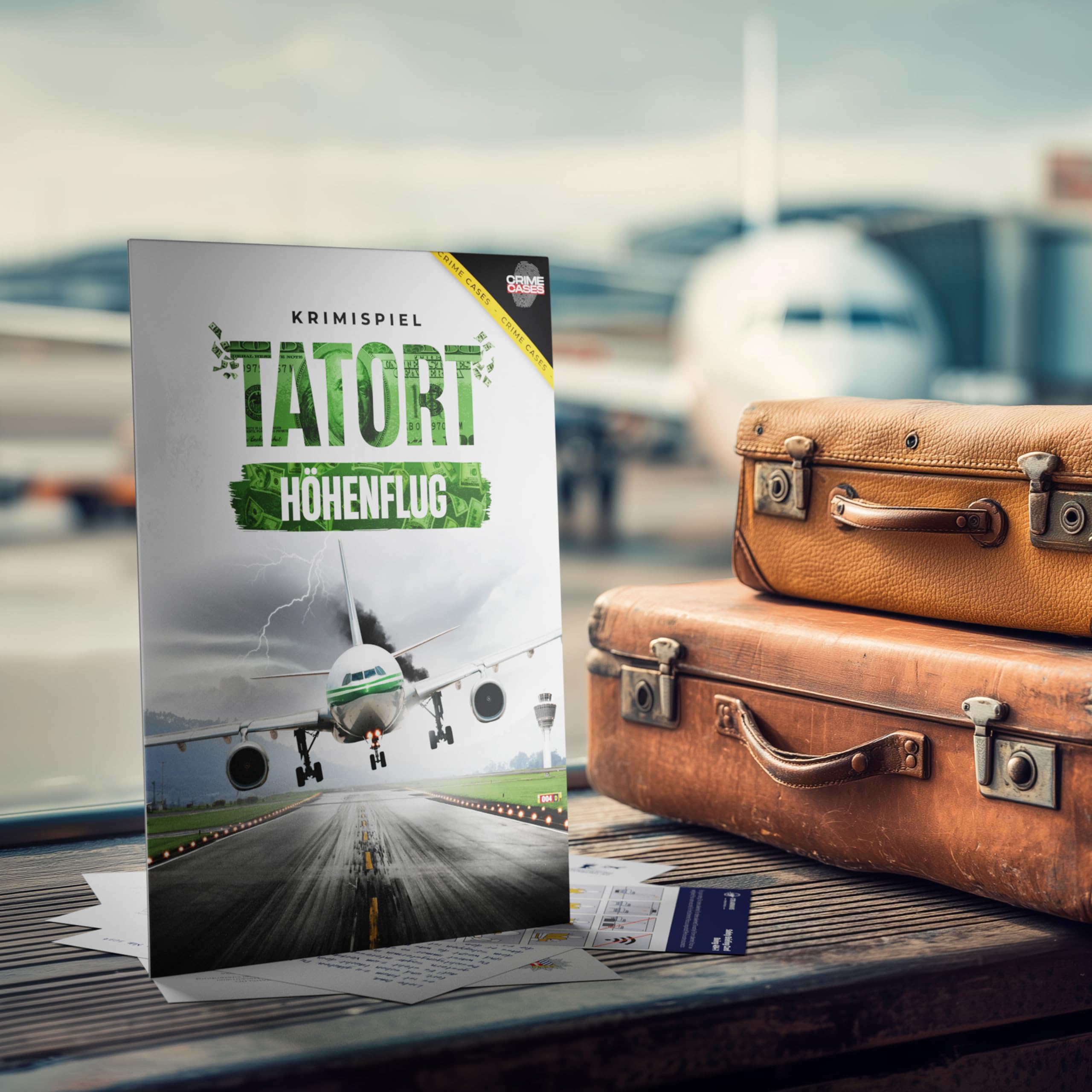 CRIMECASES Krimispiel Bundle – 3 spannende Fälle in einem Set: Tatort Kunstfehler, Höhenflug & Tonstudio | Cold Case Spiele für Erwachsene