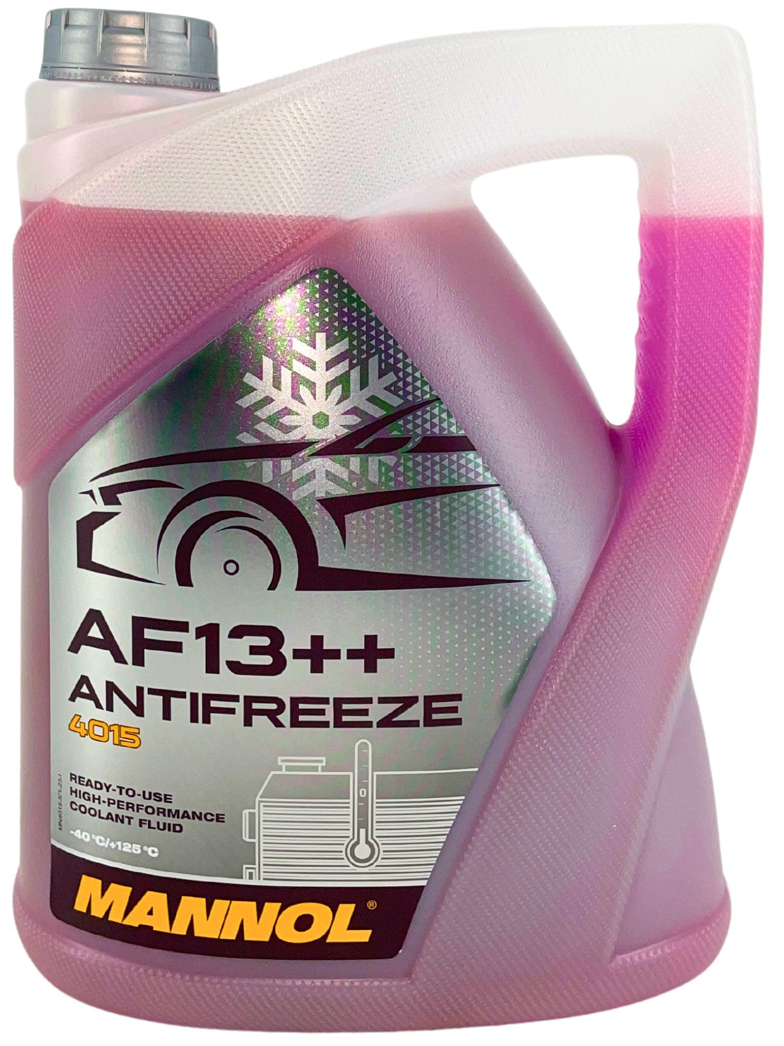 Mannol Antifreeze AF13++ Kühlerfrostschutz, 15 Liter, -40°C, Rot, Hybrid LOBRID Technologie