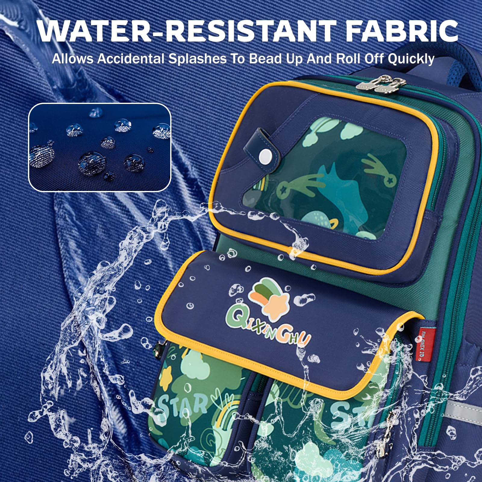 Amythe Schulrucksack Jungen Ergonomisch 1. - 5. Klasse für Schule Reise | Schultasche für jungs 6-12 Jahre mit Brustgurt Reflektor, Wasserdicht