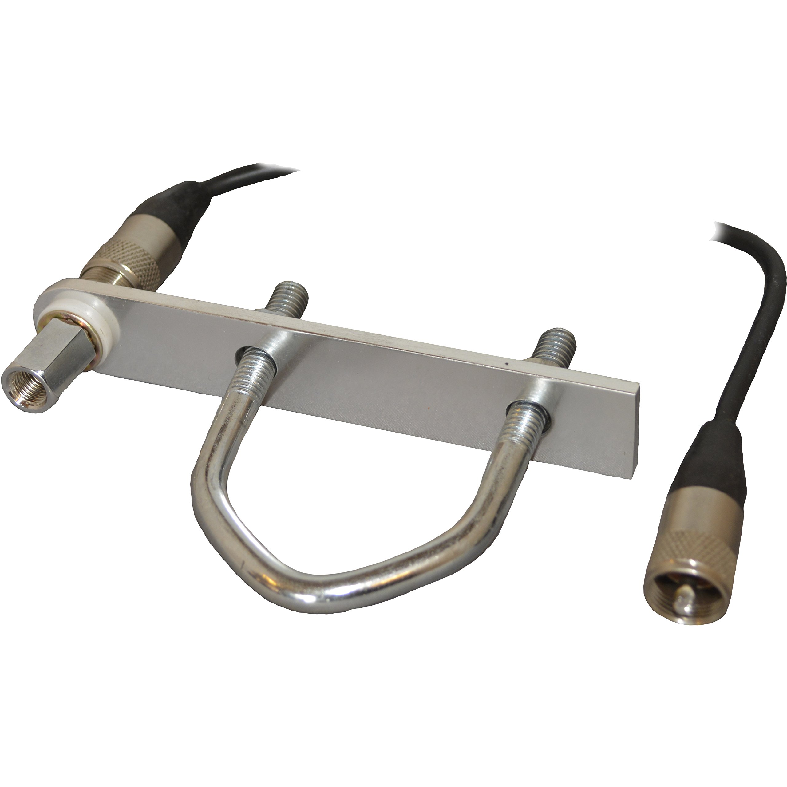 Thunderpole V-Bolt Bar Mirror Antenna Mount Kit | 3.5m Lead