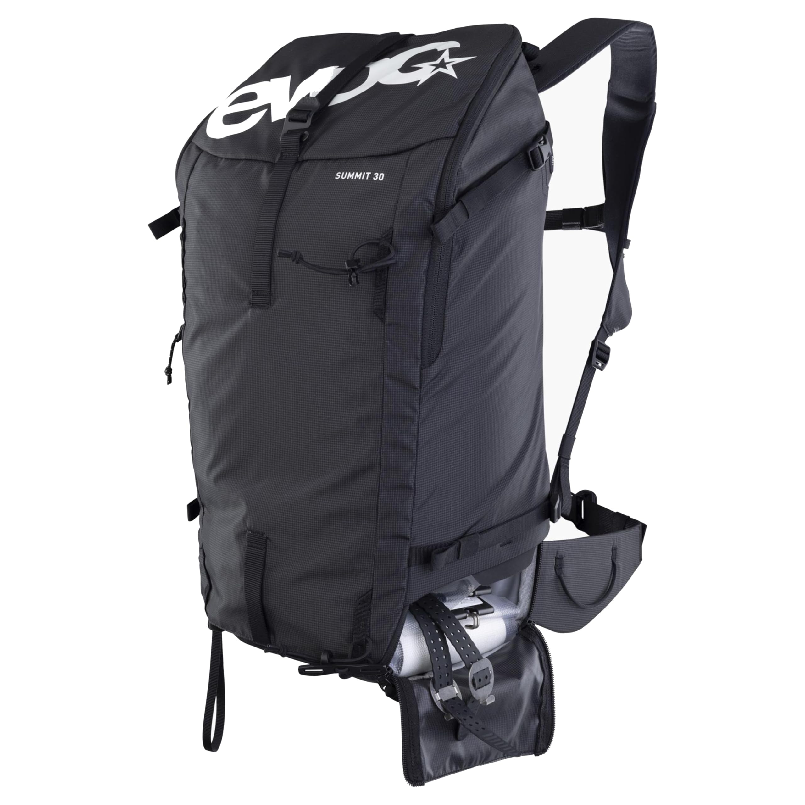 EVOC SUMMIT 30 Wanderrucksack, Rucksack (Sportrucksack mit ergonomischem Tragesystem, hochwertiger Trekkingrucksack mit praktischen Fächern, Wanderrucksack 30 l Volumen)