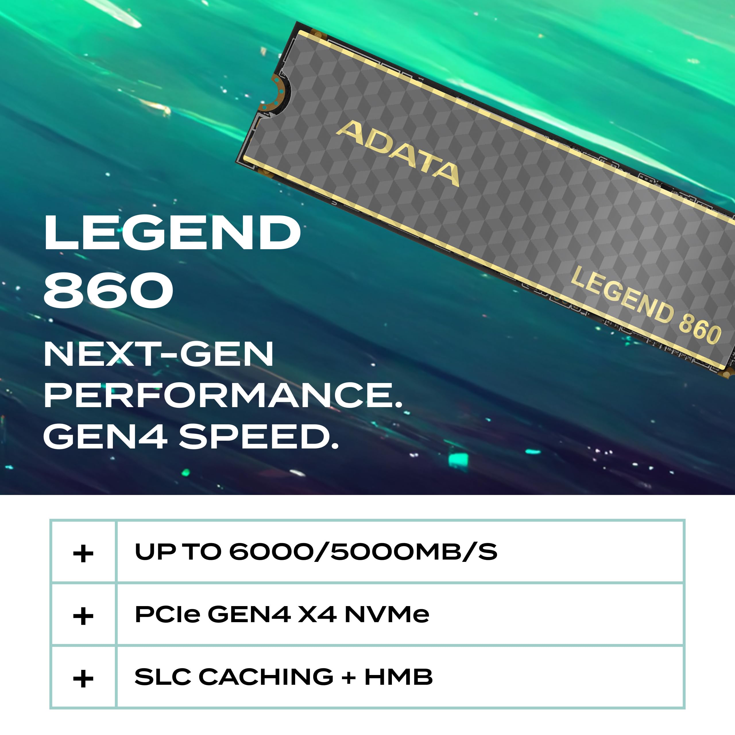 Amazon.com: ADATA Legend 860 PCIe Gen4 x4 M.2 2280-1000GB