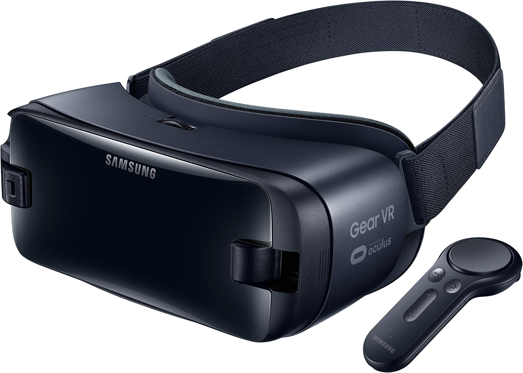 Samsung Galaxy Gear VR 2017 with Motion Controller (UK Version), Note 8 Compatible, Black
