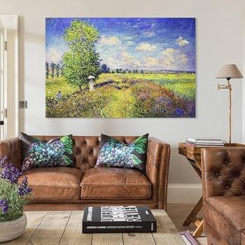 Amazon.co.jp: クロード・モネ『ポピー畑』油絵風景画