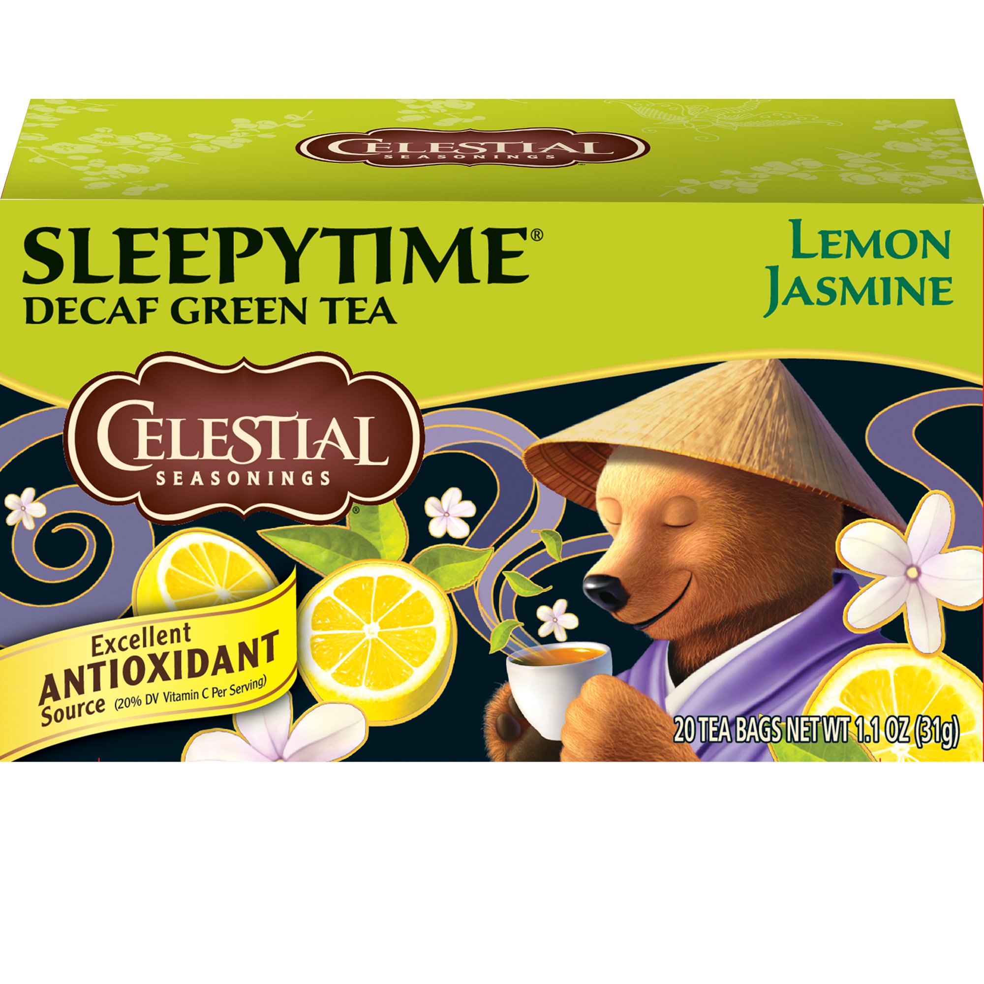 Amazon.com : Celestial Seasonings Green Tea, Sleepytime Decaf