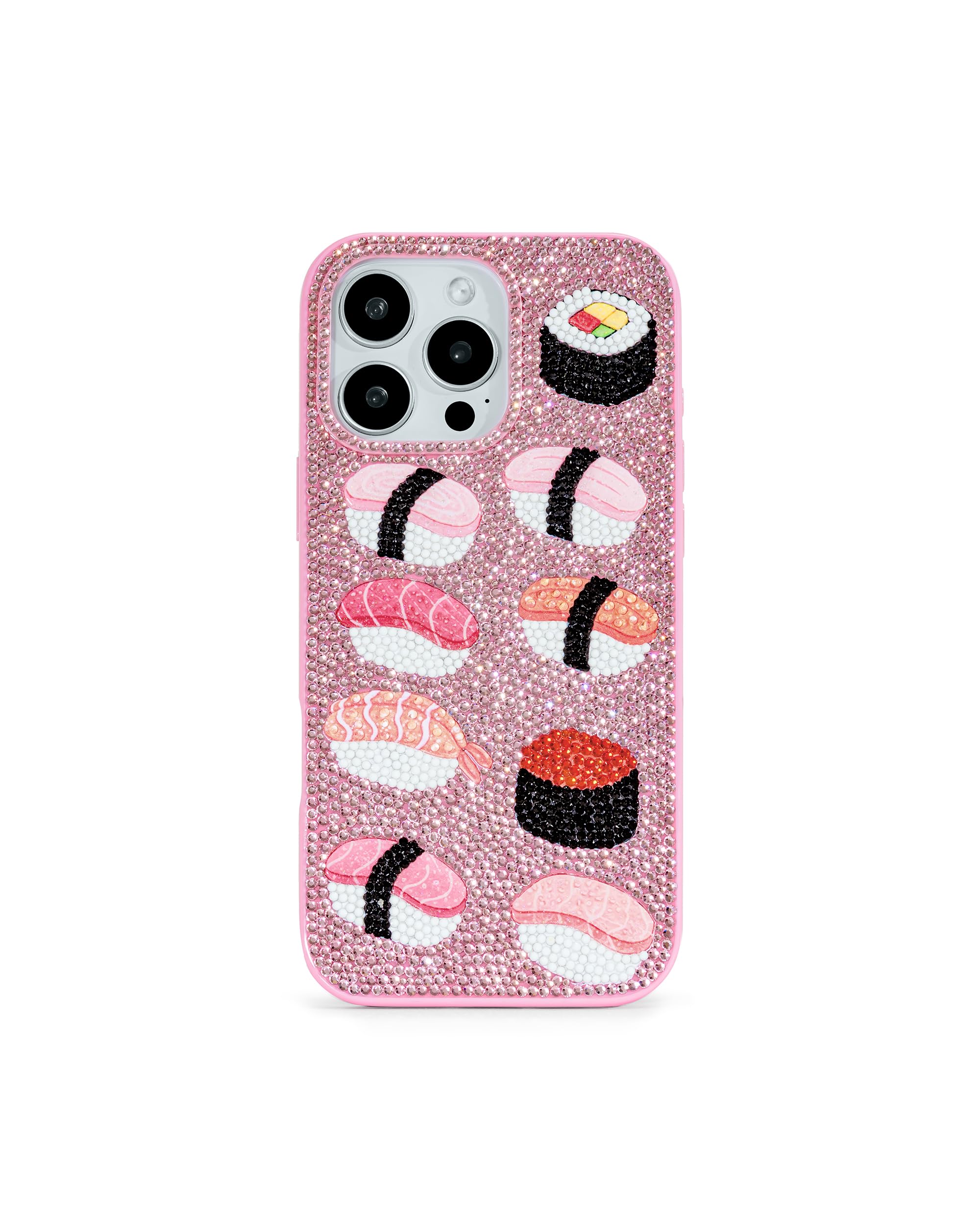 JW PEI iPhone17Pro お寿司ケース Amazon.com: JW PEI Sushi Phone Case - Multicolor Pink : Cell